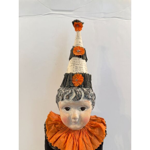 Dee Foust for Bethany Lowe Halloween Trick Or Treat Party Witch 18" Tall - Picture 4 of 12
